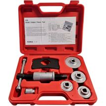 Pistone Freno Multiuso in Scatola – Kit Attrezzi per Pistoncino Freno – 3 Adattatori Reversibili, Adattatore a Gradino, Adattatore Esagonale 12mm