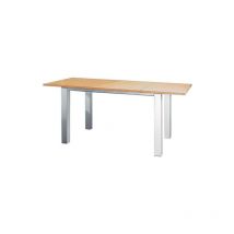 Volpato - Piètement de table pour plateau bois - Rallonge : Avec - Longueur : 1250 + 500 mm