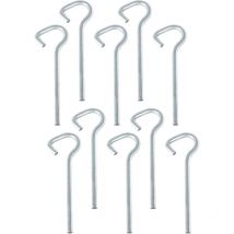Poolco - Piton Crosse Court p - Pour fixation bâche couverture de piscine - Inox - Lot de 20 pièces