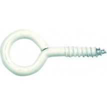 Piton fileté 1K/30x 14 – Fer avec revêtement plastique – 30 mm longueur – Par 100 unités – Hermann Lohmann