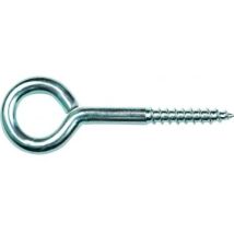 Piton fileté dur en zinc 50 mm x 7 mm x 5,8 mm – Fer galvanisé – Par 100 unités