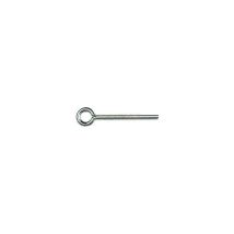 Piton – Vis annulaire en fer galvanisé 4x40 mm – 100 pièces – Matières, Longueur, Quantité par pack, Finition métal