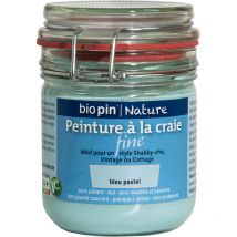 Pittura a gesso naturale 0,325 l - Blu pastello Biopin Nature
