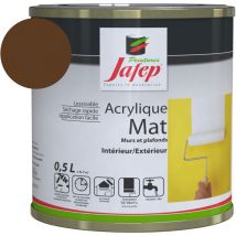 Pittura acrilica opaca cioccolato Jafep 0,5L0,5 l