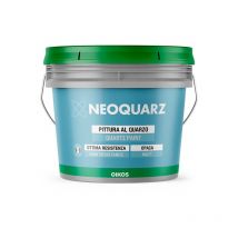 Pittura al quarzo Oikos Neoquarz Plus lt. 14 cc Design 1