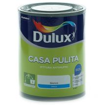 Dulux - Casa Pulita Pittura per Interni Antimuffa Rimuove e Protegge Da Muffe e Funghi, 1 Litro, Bianco