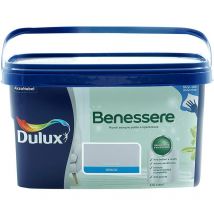 Dulux - Benessere Pittura Colorata all'Acqua per Interni Superlavabile Anti Muffa Anti Batteri con Ioni D'Argento, 2.5 Litri, Lavanda