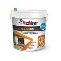 Pittura per esterni maxmeyer quarzo fine bianco lt.14