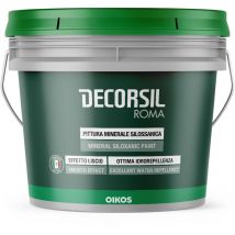 Pittura silossanica Oikos Decorsil Roma lt. 1 cc Medium