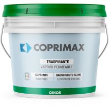 Pittura traspirante Oikos Coprimax Tonalità dal bianco lt. 10