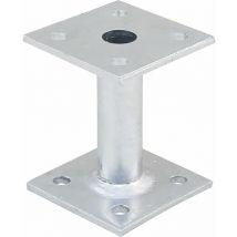 Pitzl Pfostenträger Holzverbinder, starrer Stützfuß H 100 mm Platten 80x80x5mm