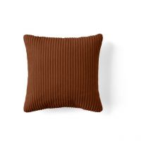Pivoine - coussin - en velours côtelé - 35x35 cm - terracotta