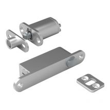 Pivot haut-bas invisible pivotica pour porte bois - Charge maxi : 45 kg - Décor : Inox / Brossé - Matériau : Inox / Aluminium - Pour porte de hauteur