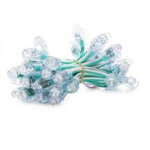 Greenice - Pixel-LED 0,1 w 2 lm 12 mm 5 v Epistar (String 40 Einheiten) Grün 50.000 Std. [DE-PIX-12-G]