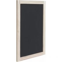 Pizarra HHG 993, pizarra para escribir pizarra tablón de anuncios, 60x40cm