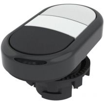 Pizzato Elettrica - E21PDRL10221 E21PDRL10221 Bouton-poussoir à double touche actionneur plat blanc, noir 1 pc(s)