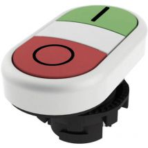 Pizzato Elettrica - E21PDRL9AAAD E21PDRL9AAAD Doppeldrucktaster Betätiger flach Grün, Rot 1 St.