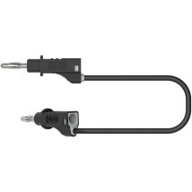 Electro Pjp - 2117-CD1-50N Messleitung Bananenstecker Bananenstecker 50 cm Schwarz 1 St.