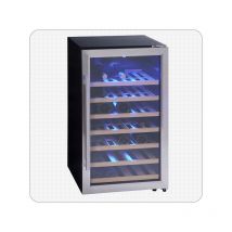 PKM - Weinkühlschrank wks 52A - Edelstahl, Schwarz, 50 Flaschen