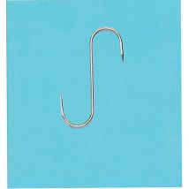 Cf 5 pz di ganci per macellaio in acciaio inox mm 100x4 gancio a s da cucina made in Italy