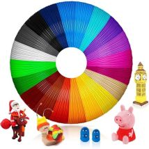 Pla-3d-filament, 1,75 Mm 3d-nachfüllpackung, 5 M Filament In Je 20 Farben, Geeignet Für Kinder Und Erwachsene, 3d-stiftzubehör Für 3d-drucker