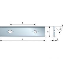 Placa 40° 50x12x1,5 I26 - F03FH02894 -CG06MFA310