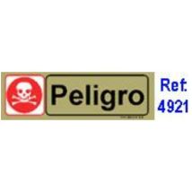 Placa adh.peligro pvc 53x165mm 4921 bl finstock , placa adh.peligro pvc 53x165mm 4921 bl finstock - Fplus