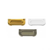 Tirador Vora 3261 - Niquel mate. 80x60x35mm.