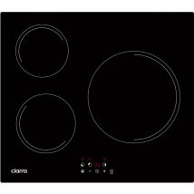 Placa de Inducción 3 Fuegos 5600W 9 Niveles de Potencia 99 Minutos Auto-Stop Seguridad Infantil CD3BIH-E - Ciarra