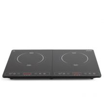 Placa de inducción 2 fuegos 3500w negro - doc236 Livoo