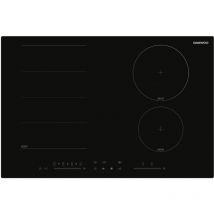 Tezeta - Placa de inducción 6 zonas color negro 78 cm - Daewoo H7IS50L1IT