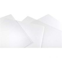 Polimark - Panel rígido transparente de poliestireno sintético de dimensiones 25x50 cm, espesor 4 mm.