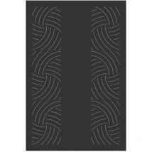 Placa de pared essential negra