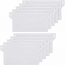 Cisea - 10 unidades de placa de peso para persianas verticales, lastre, placa de peso para persianas verticales, 127 mm, repuesto blanco