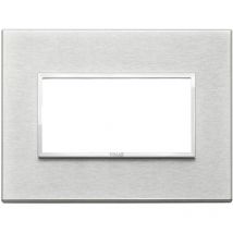 Vimar - Placa Eikon Evo 4 módulos gris siguiente 21654.02