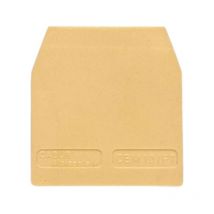Cabur - Placa final para abrazadera DAS.4 Beige DS101