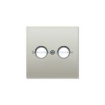 Tapa para toma de tv aluminio Jung al 2990 tv