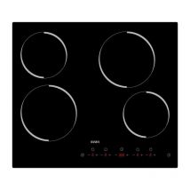 Placa Vitrocerámica 59cm 4 Zonas Fuego 20cm Svan SV4601 Cristal n