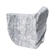 Placage d'angle 90° St Moritz ép.2/3.5 cm - Gris