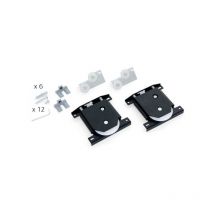 Niubó - placard canal ferrure pour 1 porte de placard 10/16mm. - talla
