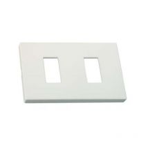 Placca 2 posti 'venus' - mm.115x80h. (1862.2f.b) 20 pezzi Marlanvil