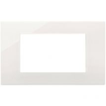 Placca 4m serie Linea Vimar 4 posti reflex bianco 30654.40