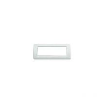 Placa Vimar 6 mÓdulos rondo' blanco brillante serie idea 16766.01