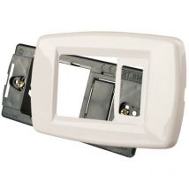 Placca a 2 fori prese standard e modulari