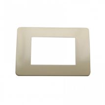 Placche compatibili bticino matix Metallo 3 4 6 posti vari colori moduli placca T28 - 6 posti - Beige