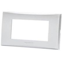 Placca Coprifrutti Avp Argento Posti 4 Mm 140x85