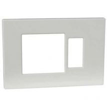 Marlanvil - Placca coprifrutti venus resina avorio posti 1 + schuko mm 115x80 (20 pezzi)