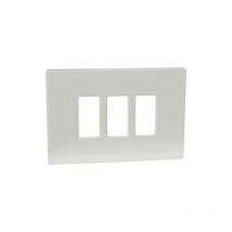 Placca coprifrutti venus marlanvil resina avorio posti 3 mm 115x80 (20 pezzi) Marlanvil