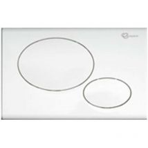 Errepierre - Placca di comando bianca diva cassetta scarico maxima dv020bb