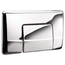 OLI - Placca di comando diamante cromata 1 pulsante 603004